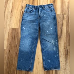 Abercrombie and Fitch Annie High Rise Ankle Straight jeans. Size 6/28 Short.